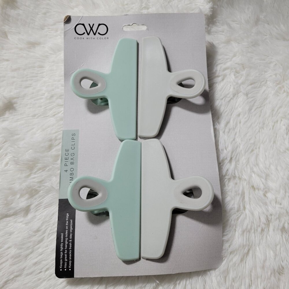 CWC 4 Piece Jumbo Bag Clip Set